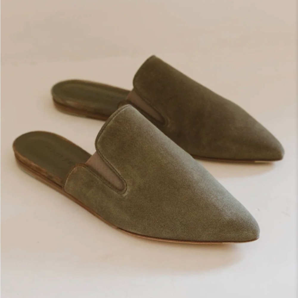Jenni Kayne Suede Mule, Laurel, Size 38 - Picture 3 of 11